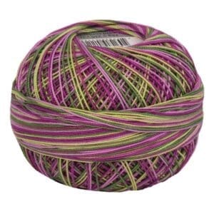 DMC Size 8 Perle Cotton Thread, 102 Variegated Dark Violet