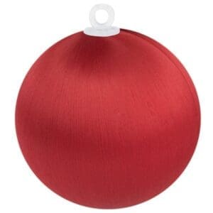 Handy Hands Decor Satin Covered Foam Balls 3 4/Pkg-Christmas Red, SBN3-CR