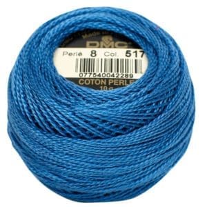 DMC Pearl Cotton 8 - 0995-Electric Blue Dark, DMC8995 - Handy Hands