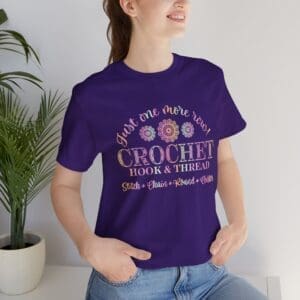Crochet-Just One More Row T-Shirt