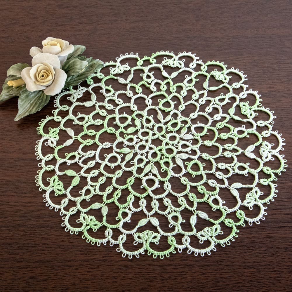 Cluny Doily Finished 187