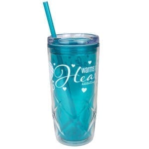 Not Perfect: Making Beautiful Things Warms My Heart, Teal Tumbler, NP-TA1167
