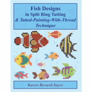 Fish Designs in Split Ring Tatting & Tatted-Painting-with-Thread Technique (Bovard), T617