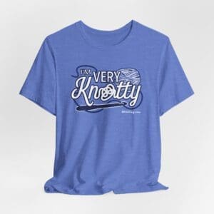 I'm Very Knotty Tee - CROCHET