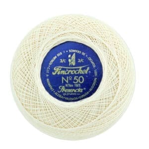 Presencia Fincrochet Size 50 - Ecru, (959 yds), PF50EC