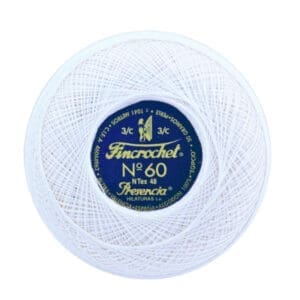 Presencia Fincrochet Size 60 - White, (1,140 yds), PF60WH