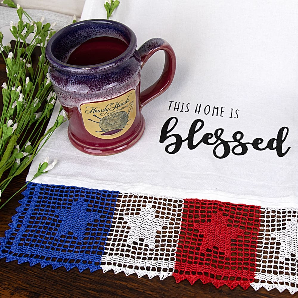 Stars and Stripes Crochet Edging